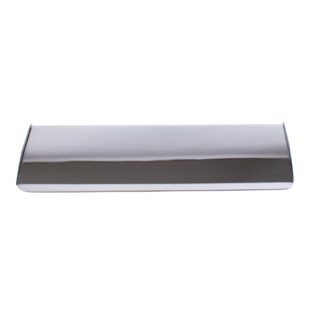 Dart letter Plate Tidy 280mm x 80mm - Polished Chrome